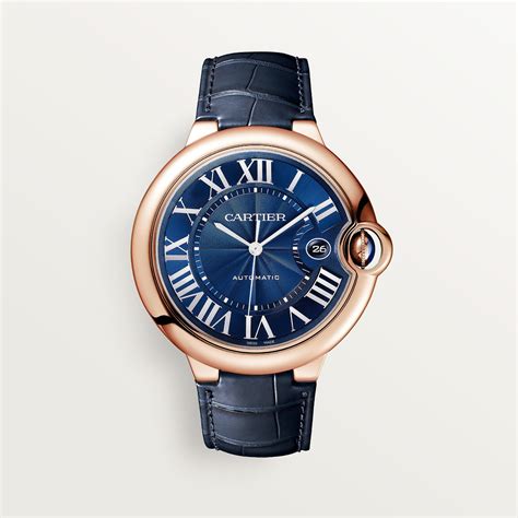 cartier ballon bleu rose gold replica|cartier ballon bleu 42mm price.